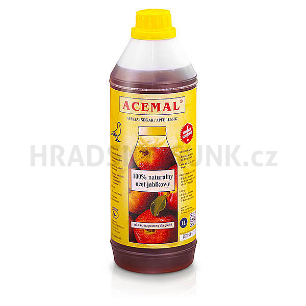 Acemal - jablečný ocet 8% - 1l, vyvážené pH.