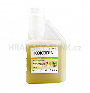 Kokcidin  - 0,25L, dávkování 1ml /1l (10ml/10L) vody