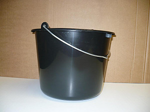 Plastový kbelík s kovovou ručkou10l