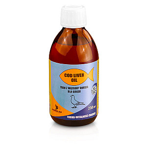 Cod Liver Oil 250ml - AD3E + Omega 3 (EPA 8%, DHA 9%) olej z tresčích jater