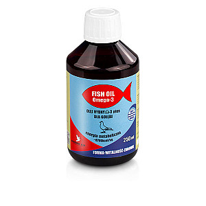 Fish Oil - Omega 3 + AD3 forma, vitalita, zdraví a energie holubů