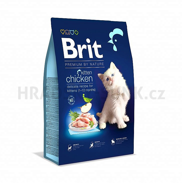 Brit Premium Cat by Nature Kitten Chicken 8kg