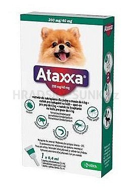 Ataxxa Spot-on Dog S 200mg/40mg 1x0,4ml
