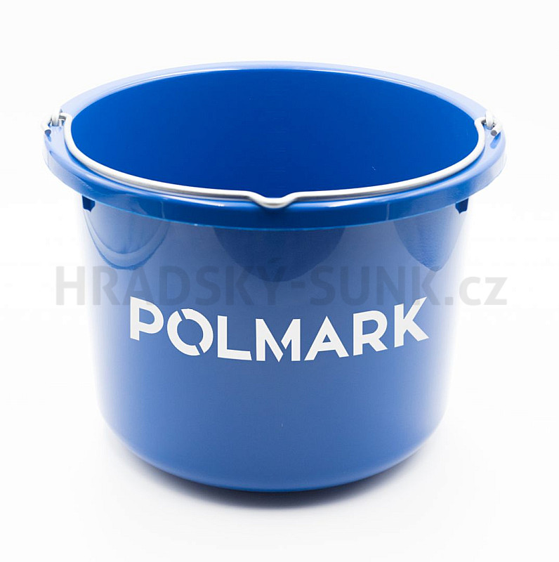 12L plastový kbelík s měřící ryskou modré - P