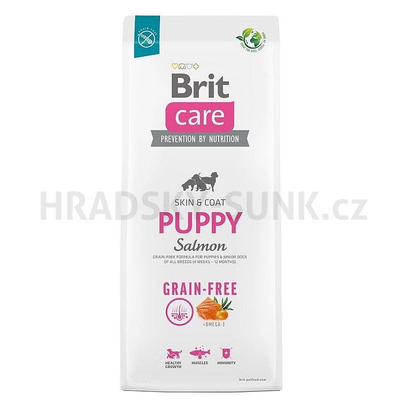 Brit Care 12kg Puppy Salmon Grain-free dog