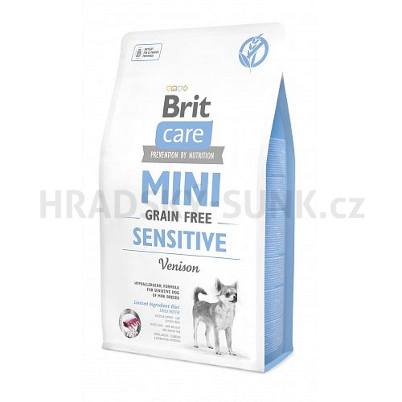 Brit Care Mini 7,0kg Sensitive Venison grain free dog