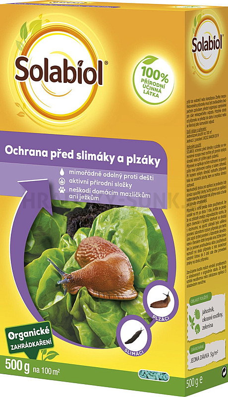 Solabiol - ochrana před slimáky a plzáky