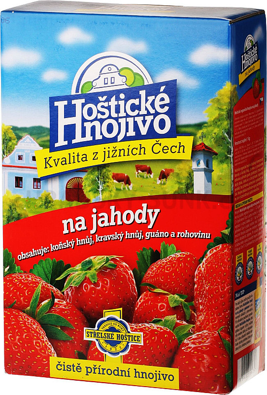 Hoštické - jahody 1 kg s guánem