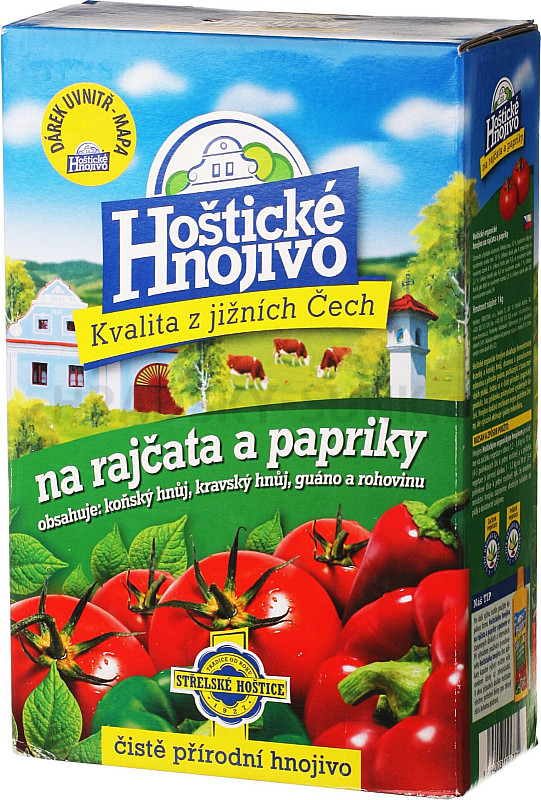 Hoštické - rajčata a papriky 1 kg s guánem