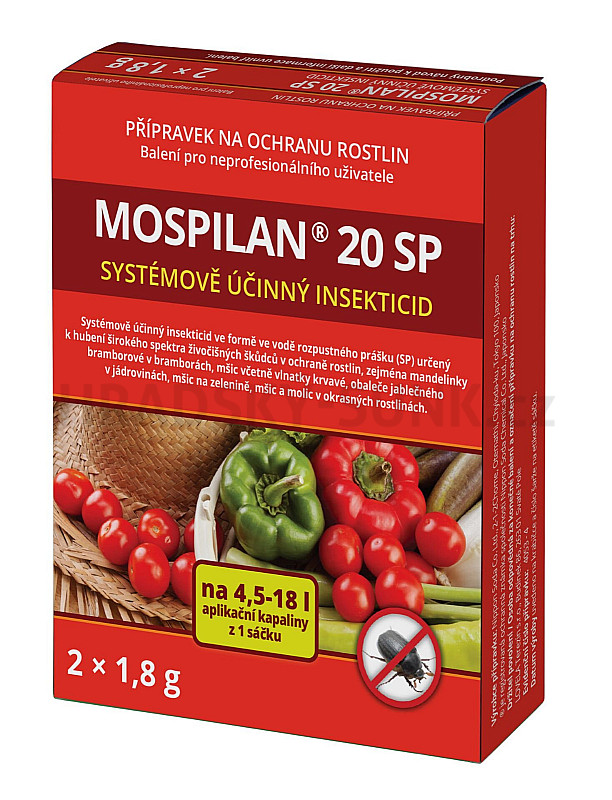 Mospilan 20 SP - 2x1,8 g