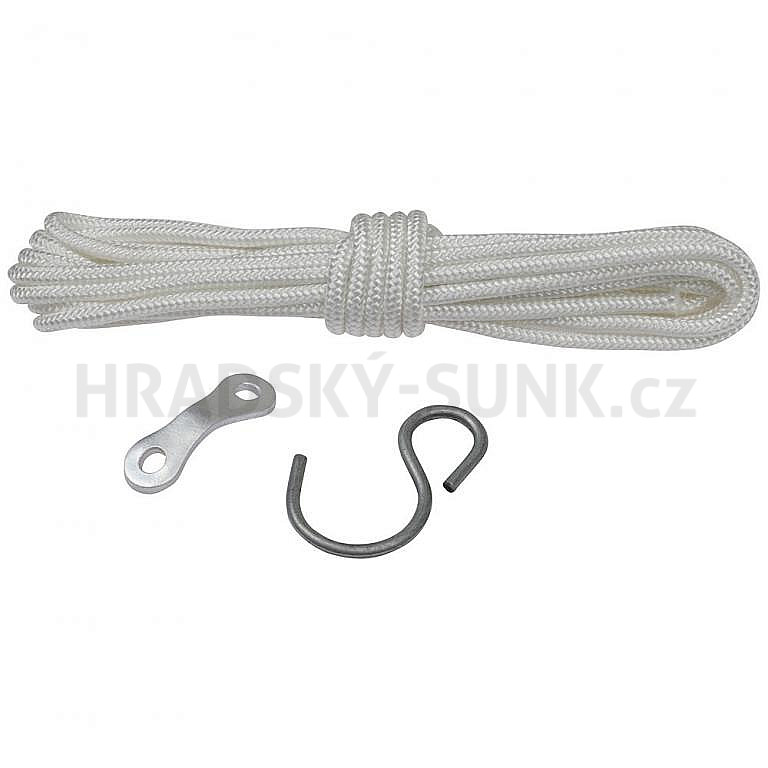 Polyester kabel k zavěšení 350 mm s háčkem