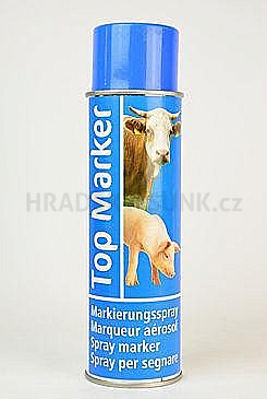 Spray značkovací Top marker 500ml modrý