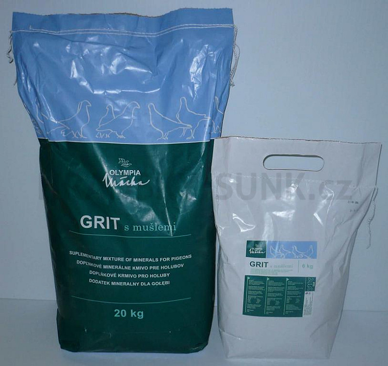 Olympia grit s mušlemi - 6 kg zelený