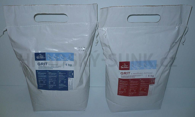 Olympia grit červený s mušlemi 6 kg