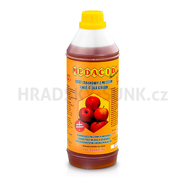 Medacid - jablečný ocet s medem a vit. C - 1l, vyvážené pH.