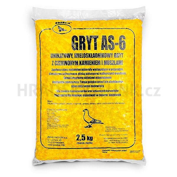 Grit AS-6 - minerální grit jemný  2,5kg