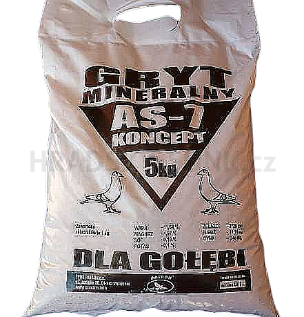 Grit  KONCEPT -  grit s přídavkem mušlí a minerálů 5kg