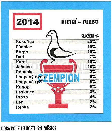 Dietní směs turbo 2014