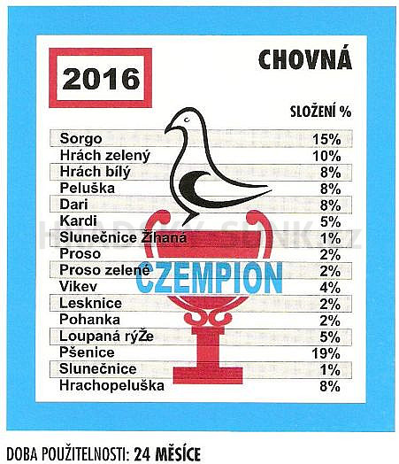 Chovná směs  2016