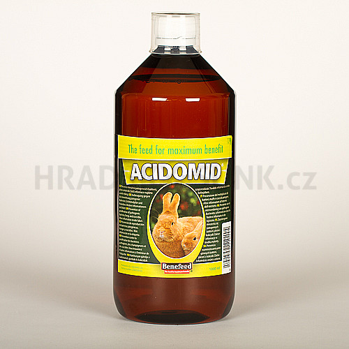 Acidomid králík 1l prevence kokcidií, bakterií a plísní.