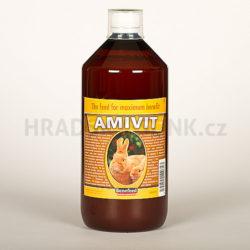 Amivit králík 0,5l, vitaminy, aminokyseliny v zimním období