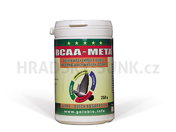 BCAA-META 250 g,  2 nebo 3-tí nápoj po letu, doplnění energie