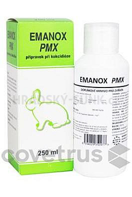 EMANOX PMX 250 ml - přírodní doplněk k předcházení kokcidiózy