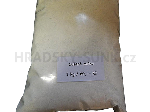Sušené krmné mléko pro hospodářská a domácí zvířata 1 kg - 10 ks skladem