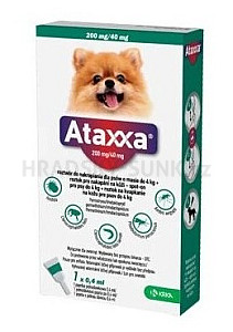 Ataxxa Spot-on Dog S 200mg/40mg 1x0,4ml