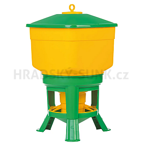 Krmítko hranaté plastové na 40 litrů = 27 kg krmiva