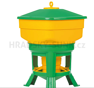 Krmítko hranaté plastové na 40 litrů = 20 kg krmiva