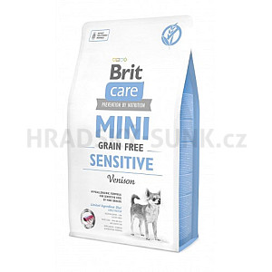 Brit Care Mini 7,0kg Sensitive Venison grain free dog