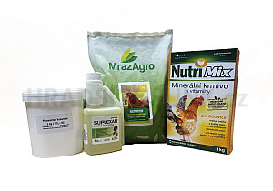 Sada vitamínů pro podporu zimní snůšky