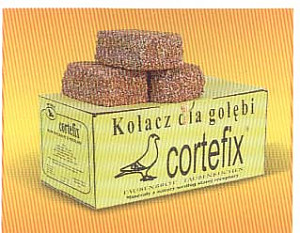 Cortefix - minerální kostka pro holuby, drůbež-snižuje ozobávání, nevídané složení