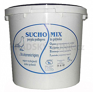SUCHO - mix - s eukaliptem, speciální suchá podlahová dezinfekce pro holuby - 5kg