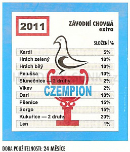 Závodní - chovná extra  2011 - 20 kg