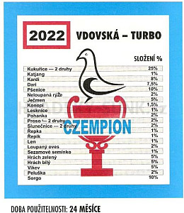 Vdovská směs Turbo 2022 / 20 kg