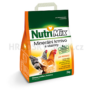 Nutrimix nosnice 3 kg pro větší hejno drůbeže.